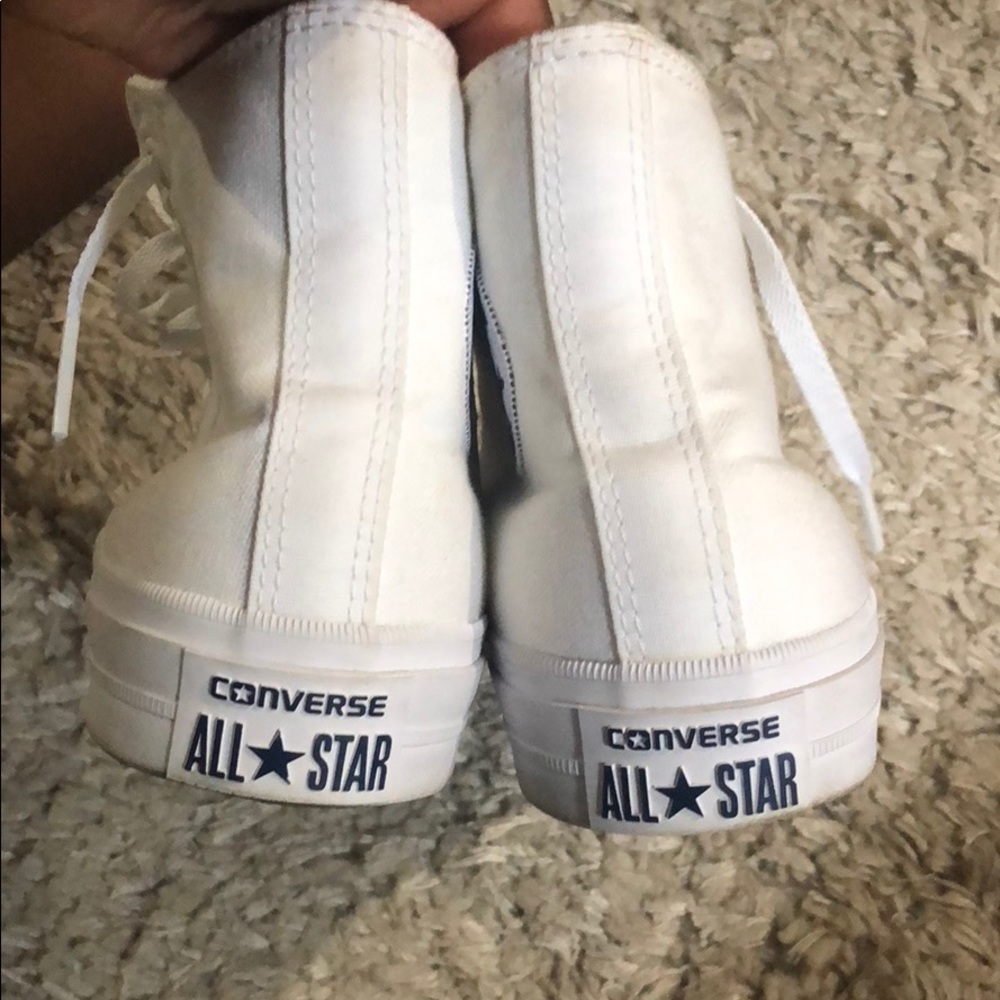 White high top converse